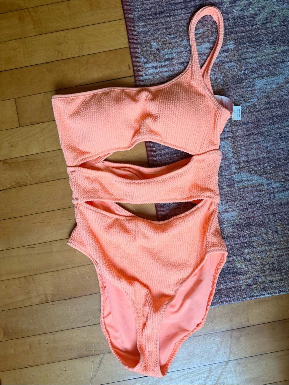 AERIE NWT One-Piece Coral Swimsuit